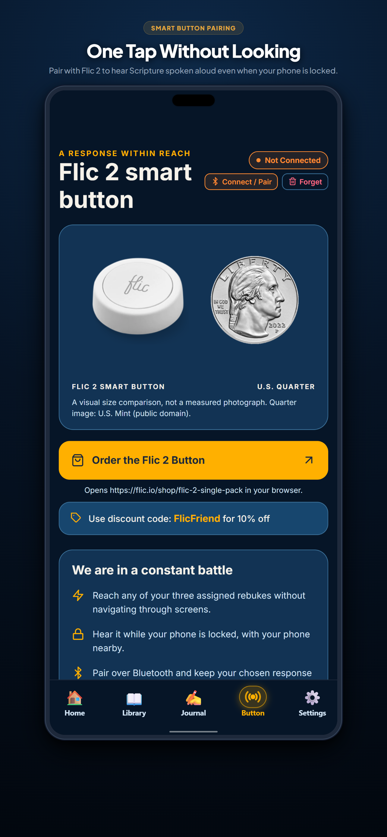 Rebuke It Smart Button Pairing